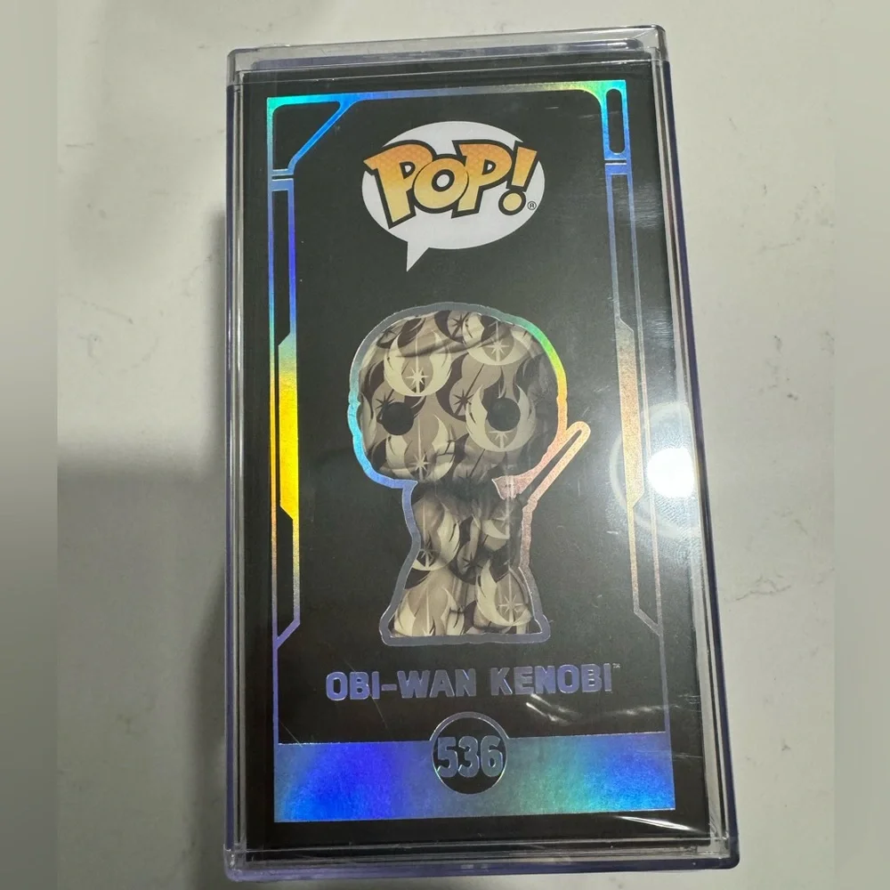 Obi-Wan Kenobi Funko Pop! Star Wars #536 Art Series Protector Case Sealed - Picture 2 of 6